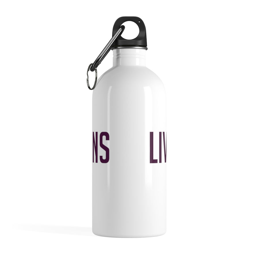 School Days Steel Water Bottle (Plum)